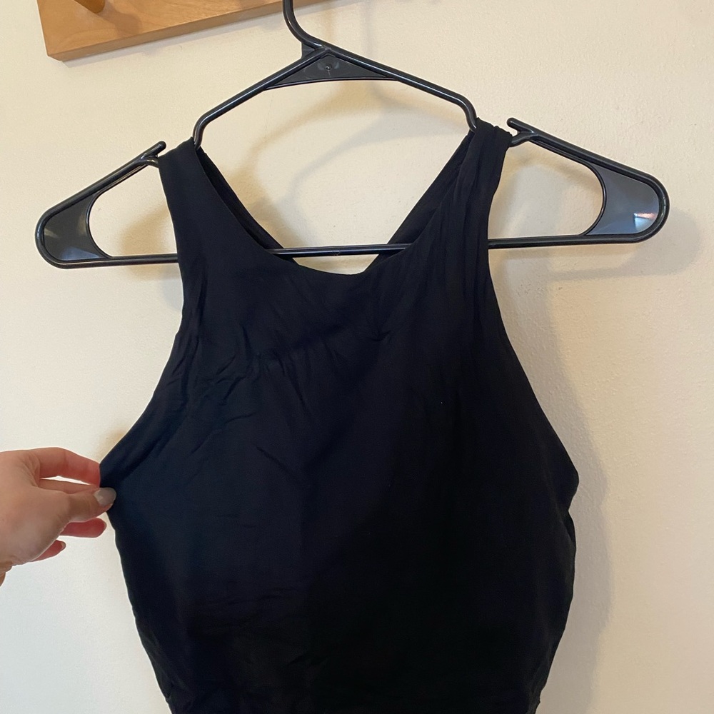 Black Sleeveless Top